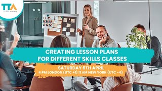 Creating Lesson Plans For Different Skills | The TEFL Academy