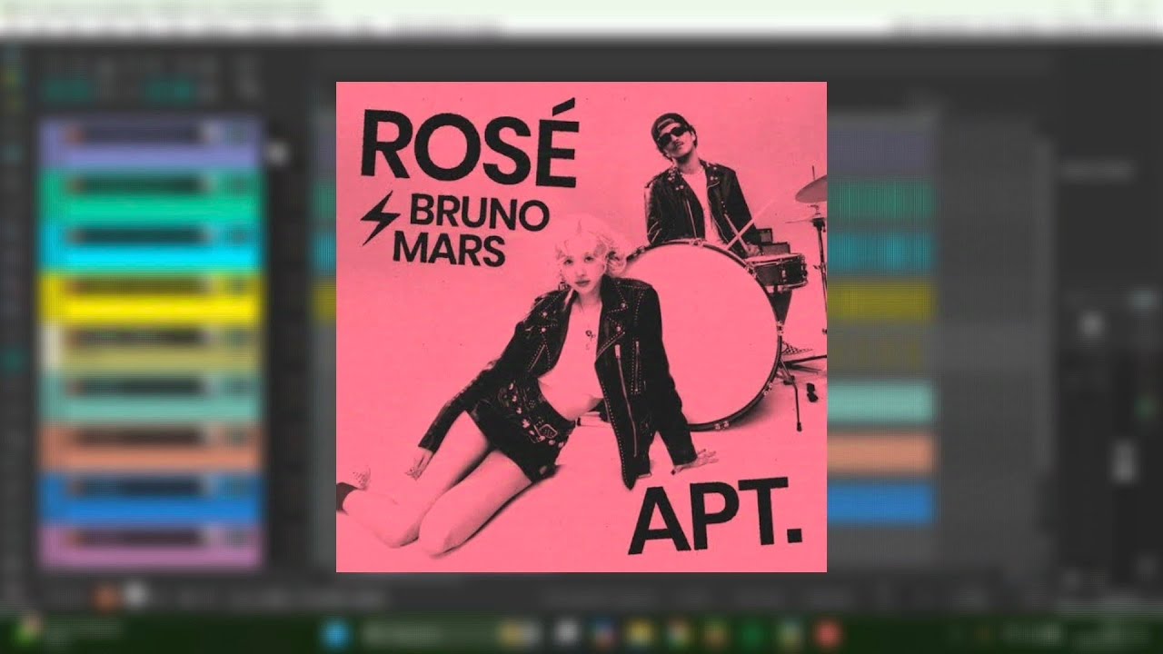ROSÉ & BRUNO MARS - APT. REMAKE INSTRUMENTAL Reaper Cover MIDI By DJ Van Scott