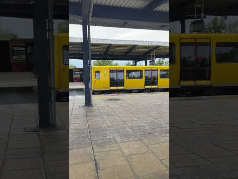 Abfahrt U5 und S5 am S-Bahnhof Wuhletal #sbahn #deutschebahn #ubahn #zug