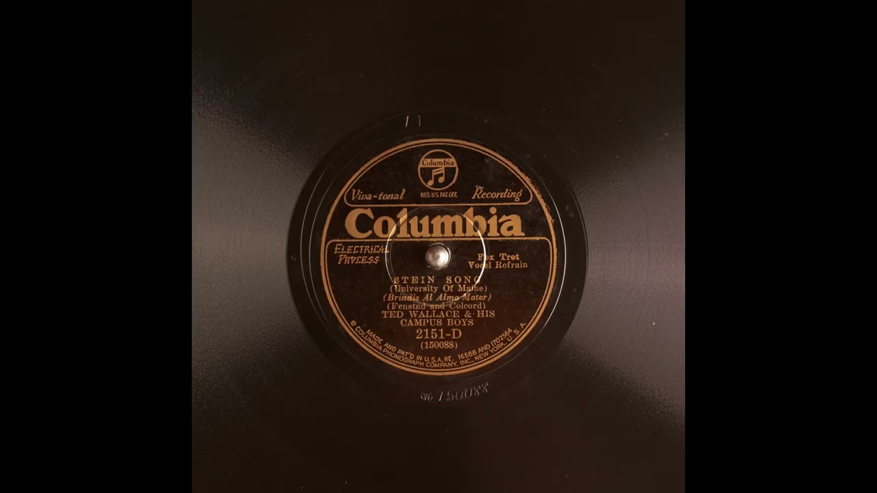 Ted Wallace And His Campus Boys: Stein Song (Columbia 2151)