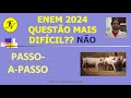 Questão ENEM 2024 - Passo-a-Passo - Estequiometria - Questão mais difícil, só que NÃO!!!