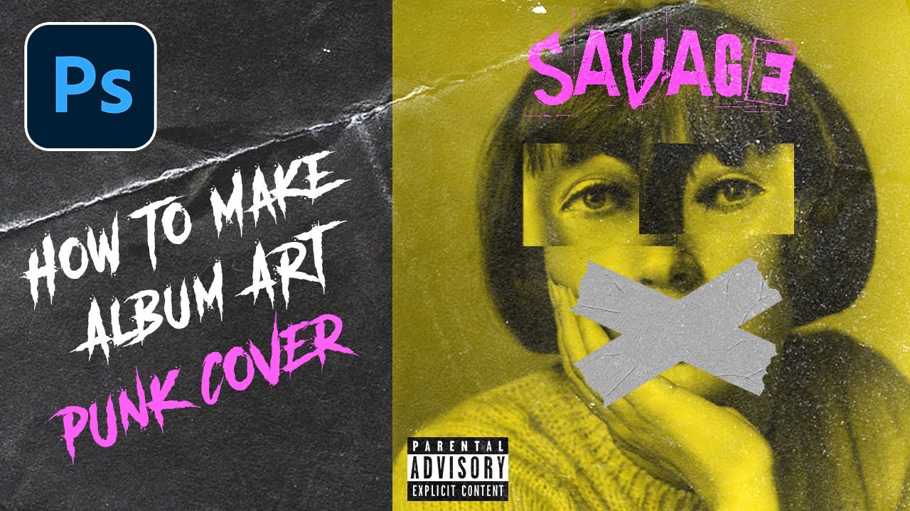 How to Create Cool Punk Cover Art Design in Photoshop - Photoshop Tutorials  