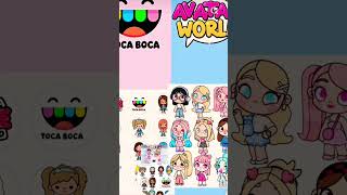 Avatar world &amp;toca boca #tocaboca #avatarworld #avatarstory #pazuworld #pazugames