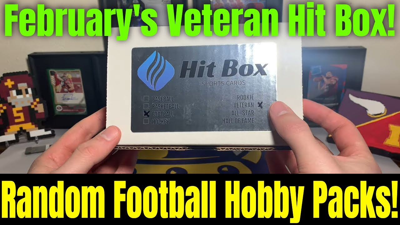 Random Football Hobby Pack Opening With February's Veteran Hit Box