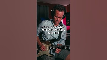 Thumbnail of If Bruno Mars’ “When I Was Your Man” had a guitar solo.