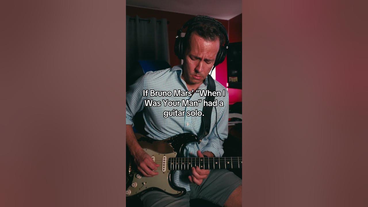 If Bruno Mars’ “When I Was Your Man” had a guitar solo.