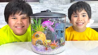 Troy and Izaak first Pet Fish TBTFUNTV