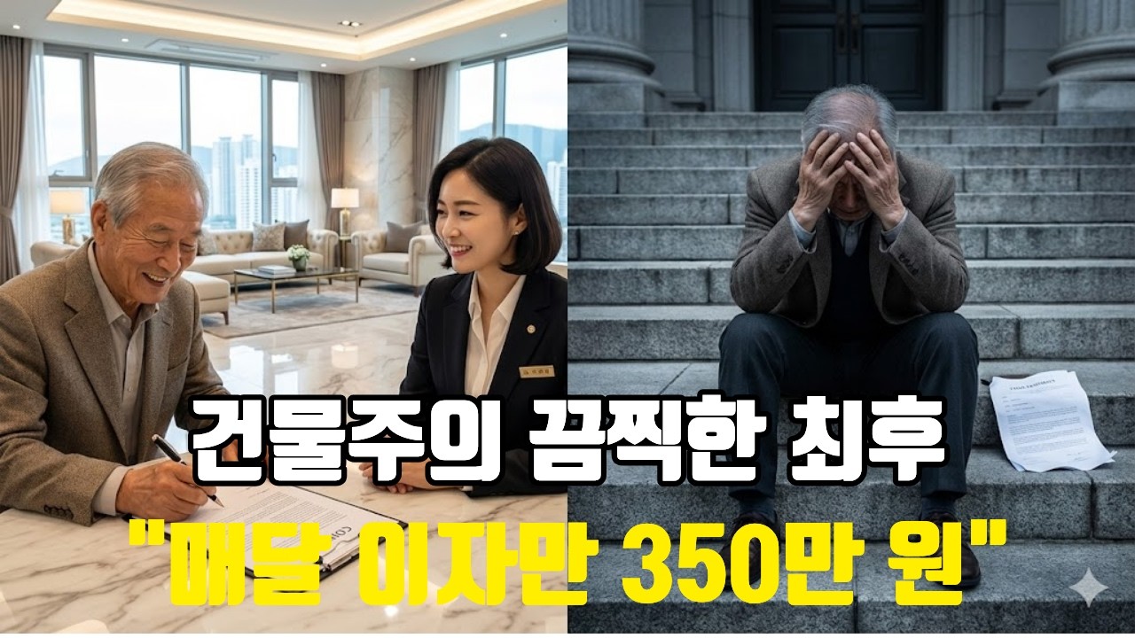 퇴직금 5억으로 상가 샀던 대기업 부장님... 3년 뒤 아파트 경비원 된 처참한 이유