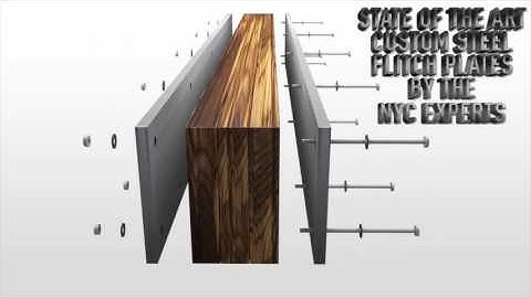 Allied Steel NYC Flitch Beam Flitch Plates Video