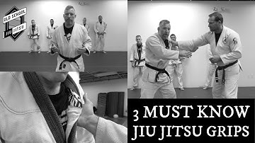 3 Must Know Jiu Jitsu Grips - Basic BJJ Grip Tutorial