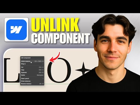 How to Unlink a Component in Webflow (Tutorial 2026)