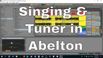 How to use Tuner in Ableton to easily see if you are singing in key