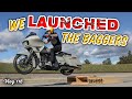 Jumping our harley road glides  vlog 116