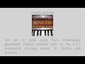 Post251 - Announcing to release!