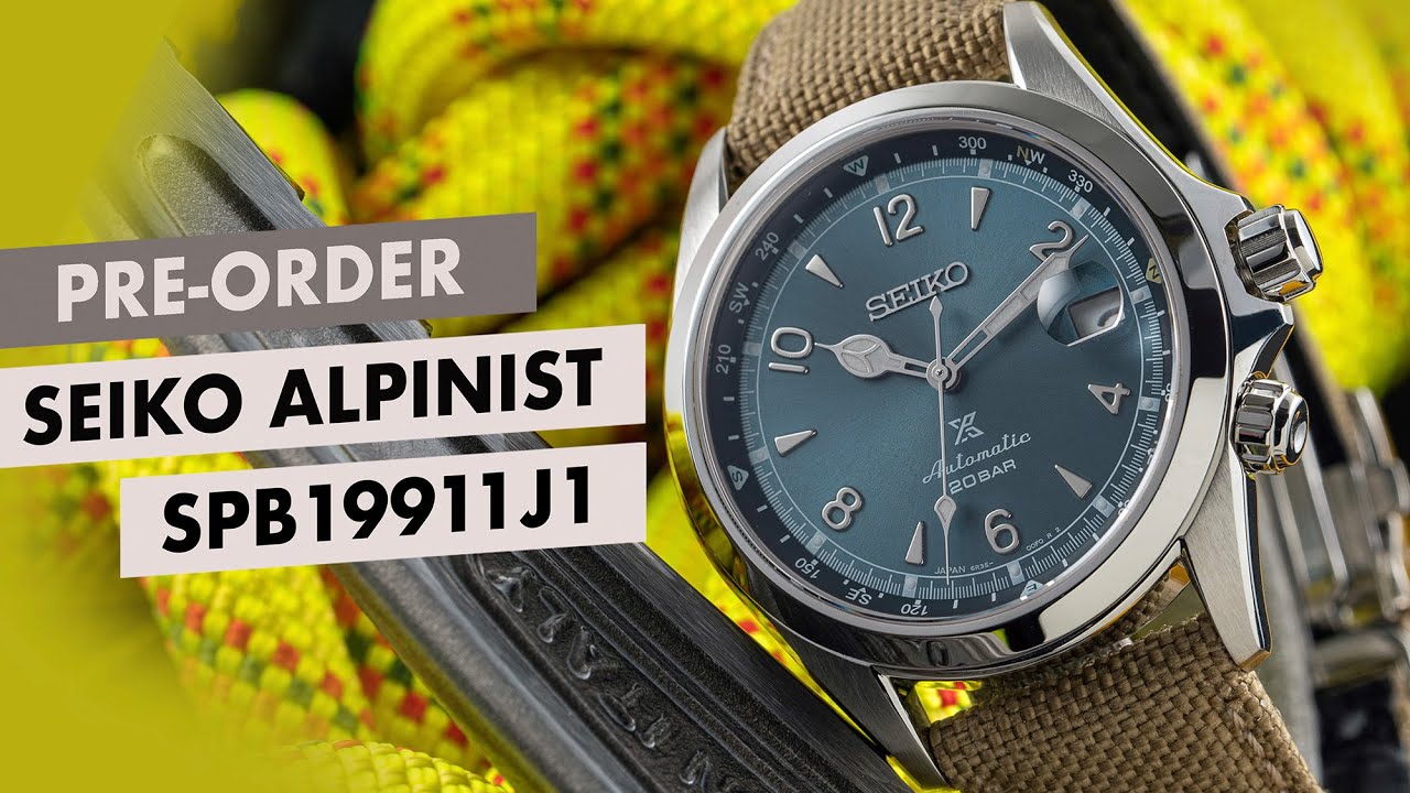 Seiko Alpinist SPB199J1 European Limited Edition Release