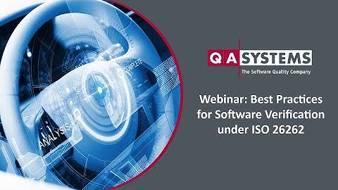 Best Practices for ISO 26262 Software Verification