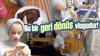 Beklenen vlog❤️ Günlük Rutin, Pilates, Temizlik, Saç ve Cilt bakımı 🫰🏻