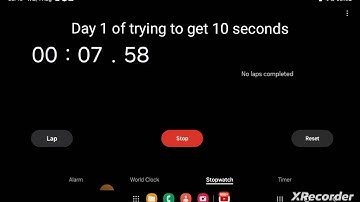 Day 1 of trying to get 10 seconds