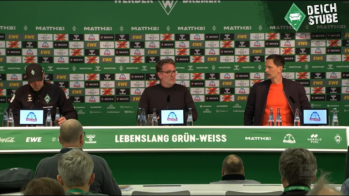 „Glückwunsch an Ole und an Werder Bremen“: Pressekonferenz nach 2:0-Sieg gegen Eintracht Frankfurt