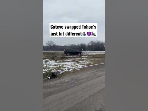 Cateye swapped Tahoe lowered 3/5 using mcgaughys - YouTube