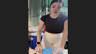 Bigo Live❤ Logo Tesla ❤ Mama cantik menjadi kasir diwarung makan