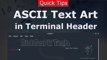 How to set your name in  terminal on kali-linux  |  Figlet | #ASCIITextart #KaliLInux #Terminal