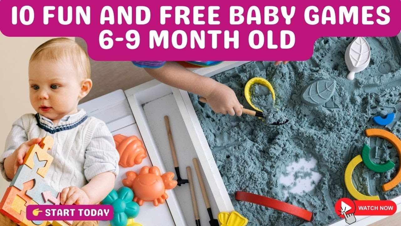10 Fun and Free Baby Games to Entertain Your 6-9 Month Old 🌟 - YouTube