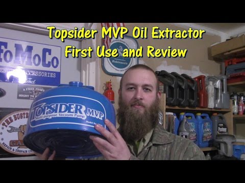Topsider Vacuum Oil Changer