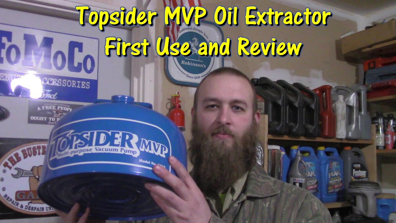 Topsider MVP Oil Extractor Review by GettinJunkDone YouTube