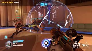Overwatch - Junkrat POTG Ultimate Quintuple Kill - QP Defend