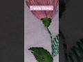 simple flower for beginners #handembroideryforbeginners #embroider #embroiderydesign #design#threads