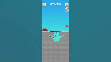 Draw Bridge puzzle level 1039 #gaming #game #gameplay #games #trend #draw #drawing #story1 #shorts