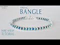Spring bangle wire wrap tutorial simple bangle diy bracelet diy jewelry how to make
