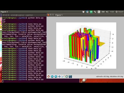 Plot Beta Function on Python in Ubuntu
