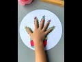 Cactus babies can easily draw! Simple drawing! #Kindergarten Craft #Handprint Painting