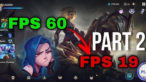 Solution part 2 on Fps drop bug (Wild Rift)