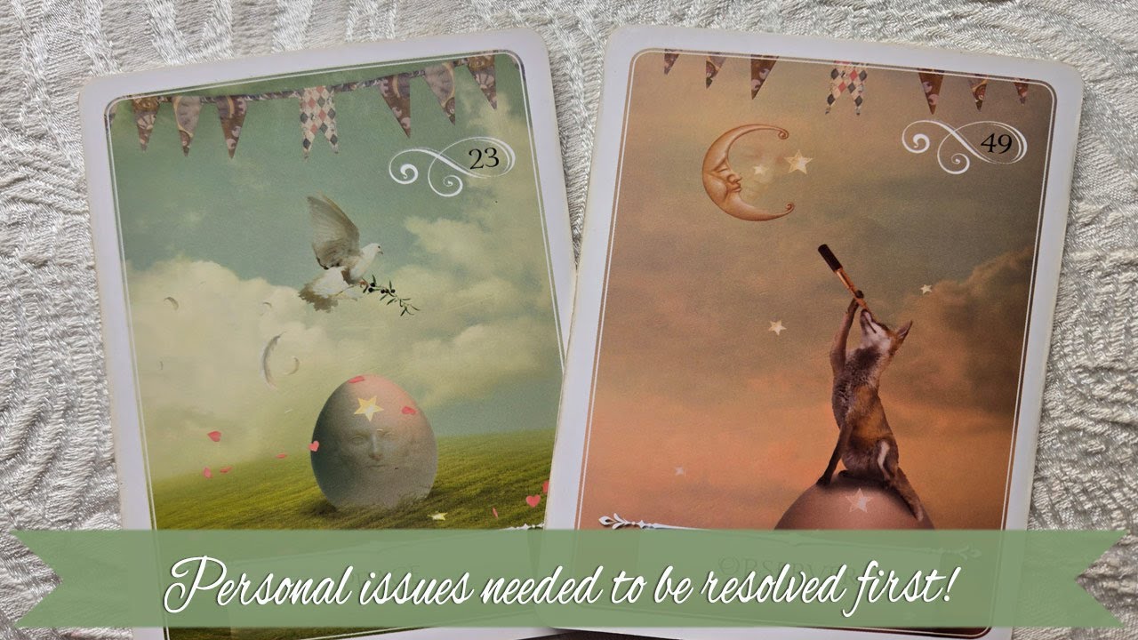 Personal issues needed to be resolved before they could start anything new. 🌞