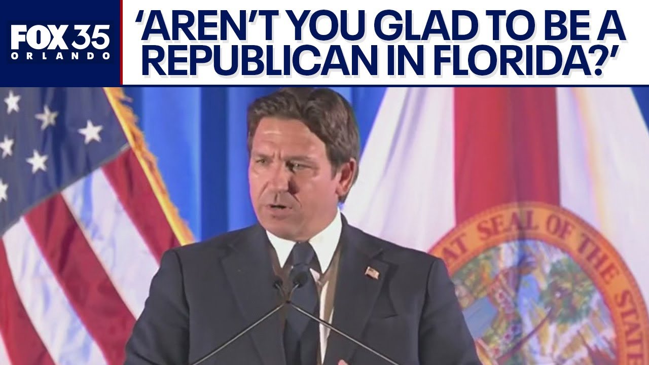 Gov. DeSantis delivers remarks at Florida Freedom Forum in Orlando