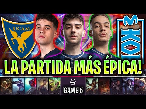LA PARTIDA MÁS ÉPICA EN EL TODO O NADA! | KOI vs UCAM Game 5 RESUMEN PLAYOFFS SUPERLIGA 2024 LVP