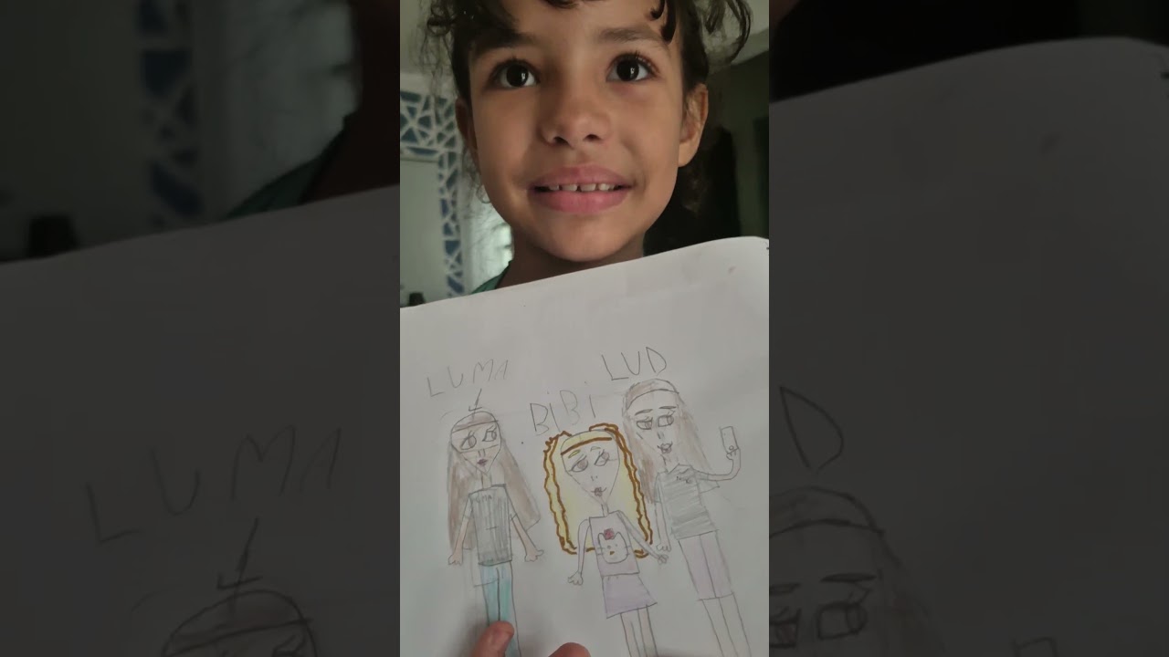 Desenho da Bibi e Lud 