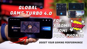 INSTALL New Global Game Turbo 4.0 in Your Xiaomi, Redmi, Poco Phones, ⚡ New Performance modes Added