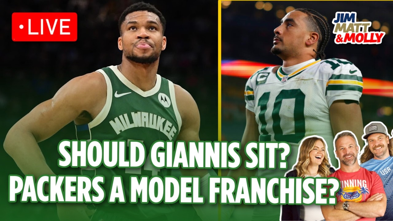 LIVE: Are the Packers Still a QB Model Franchise? + Bucks Crushed in Giannis Return - Should he SIT?