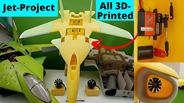 Full Acrobatic LW-PLA 3D-Print Jet Project