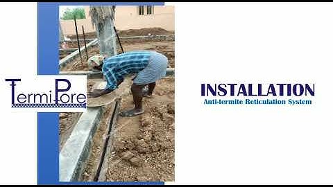 Installation of Anti-termite Reticulation System