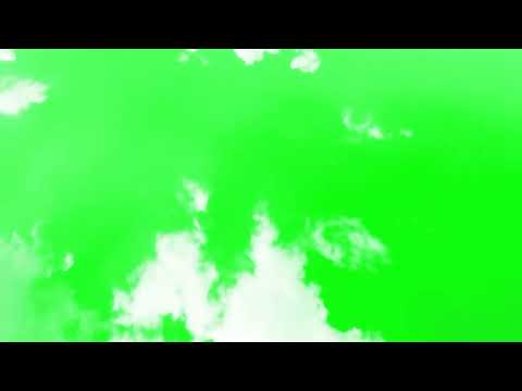 Hareketli bulutlar - yeşil ekran arka plan video efektleri
