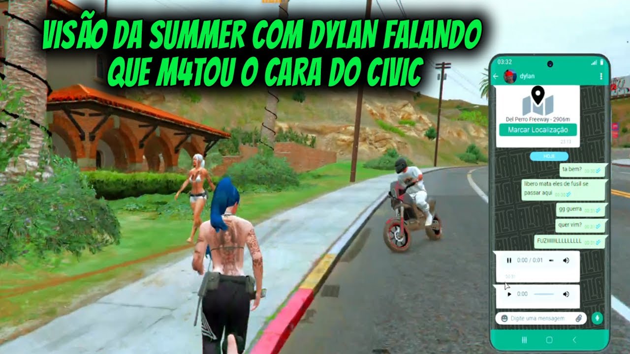 VISÃO DA SUMMER COM DYLAN FALANDO QUE M4TOU O CARA DO CIVIC