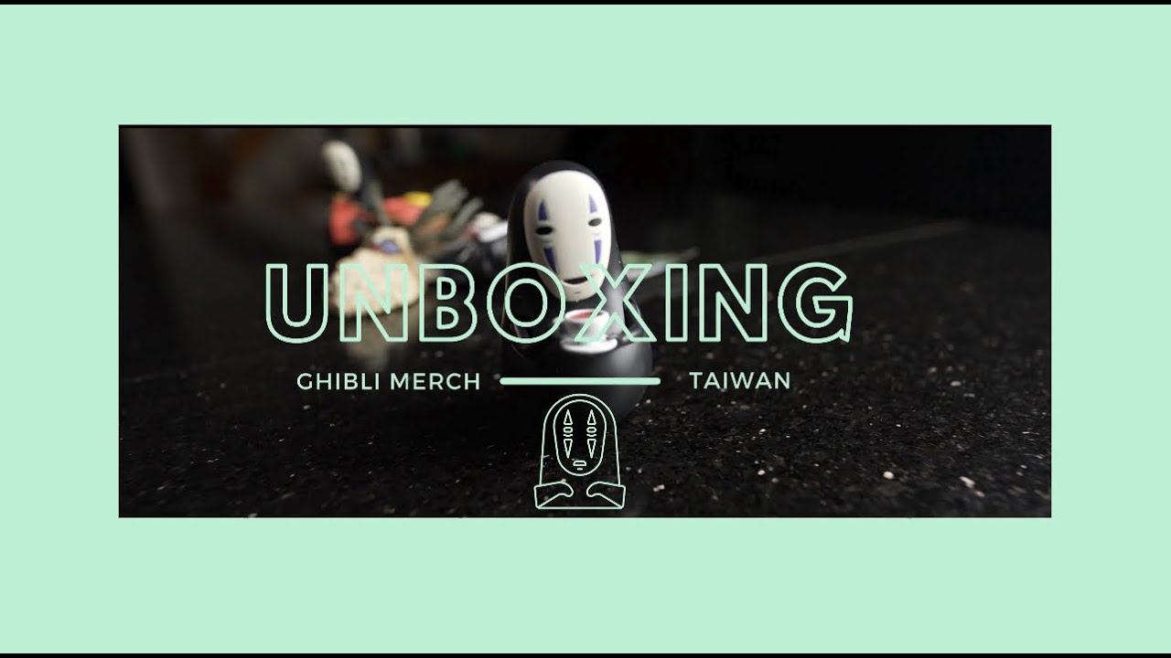 Unboxing Ghibli merch from Taiwan 