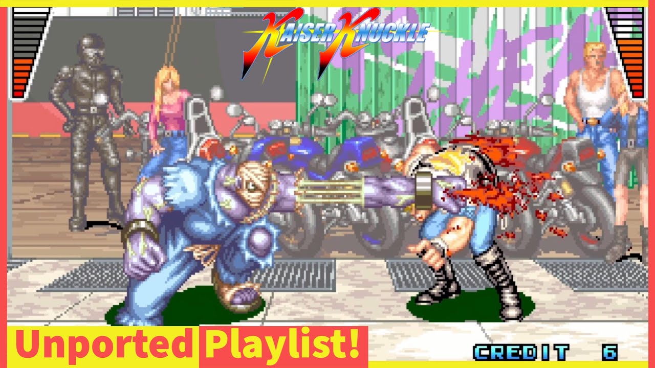 Taito's Street Fighter II! Kaiser Knuckle A B Tier 2D Arcade