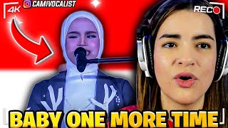 Putri Ariani - "Baby One More Time"  (Britney Spears Cover) | REACTION