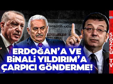 Ekrem İmamoğlu 2019 Seçimini İzletti! Binali Yıldırım ve Erdoğan'a Çarpıcı Gönderme